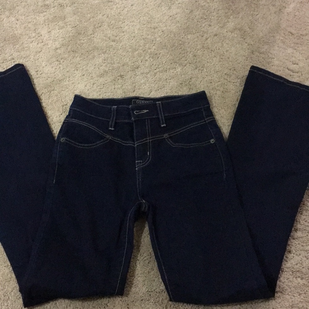 Guess high rise flare jeans